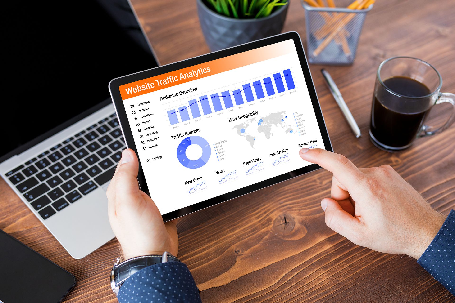 Dashboard met data-analyses