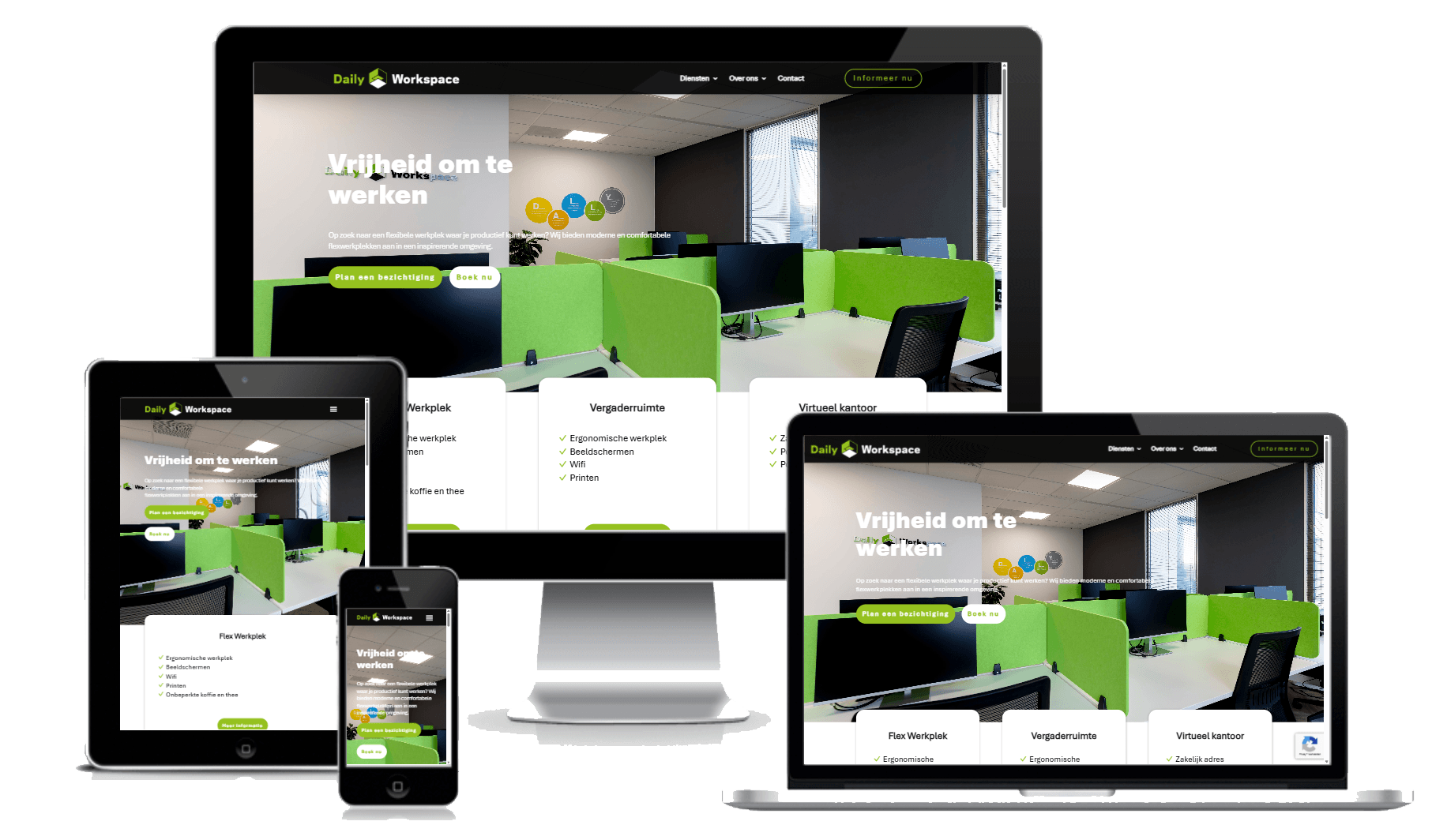 Daily Workspaces website