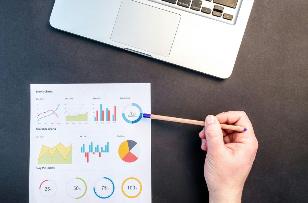 Data-analyse op een laptop